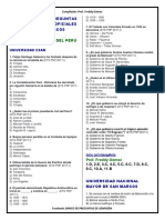 Recopilación de Exámenes Sub Oficiales PNP y San Marcos