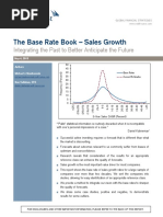 2015.03.04 - The Base Rate Book - Sales Growth - Integrating The Past To Better Anticipate The Future