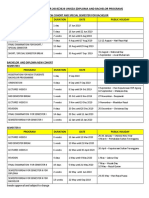 Academic Calendar 2019/2020 Unisza (Diploma and Bachelor Program)