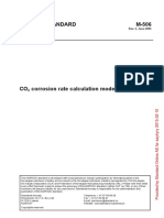 Norsok M-506 (2005) - CO2 Corrosion Rate Calc