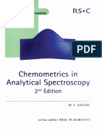 (RSC Analytical Spectroscopy Monographs) M.J. Adams - Chemometrics in Analytical Spectroscopy-Royal Society of Chemistry (2004) PDF