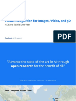 Visual Recognition For Images, Video, and 3D: ICCV 2019 Tutorial Overview