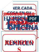 Carteles para Almacen