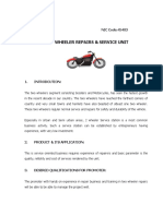 Two Wheeler Repair and Service Unit