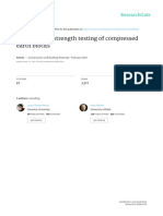 Compressive Strength Testing of Compressed Earth Blocks: Construction and Building Materials February 2007