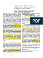 Environmental and Economic Tradeoffs in Consumer Electronic Prod