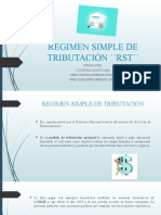 Regimen Simple de Tributación RST