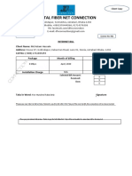 Digital Fiber Net Connection