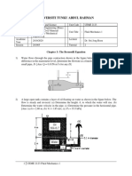Universiti Tunku Abdul Rahman: Chapter 3: The Bernoulli Equation