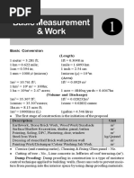 Basic Measurement & Work