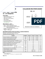 BYW54 - BYW56: PRV: 600 - 1000volts Io: 2.0 Amperes