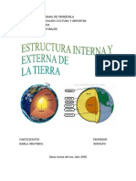 Estructura Interna y Externa de La Tierra