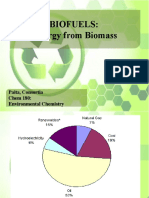 Biofuels: Energy From Biomass Biofuels: Energy From Biomass