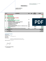 Presupuesto Reservorio de Concreto Armado Enterrado 75M3