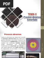 Tema 4 Procesos Abrasivos - Esmerilado PDF