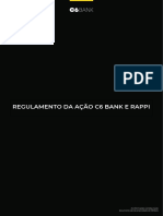 Regulamento Parceria c6 Bank e Rappi