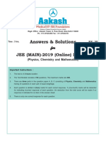 JEE Main 2019 - 09 04 2019 CBT Evening PDF