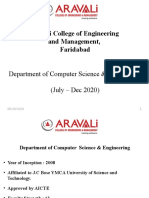 Aravalicollege - Dept of CSE