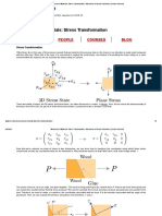 Mechanics of Materials - Stress Transformation Mechanics of Slender Structures - Boston University PDF