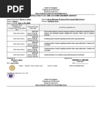 Individual Daily Log and Accomplishment Report: Department of Education