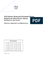 SVX-Series Solenoid Actuated Diesel Engine Air Shut Down Valves