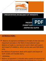 Balance of Payments