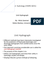 Unit Hydrograph