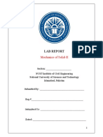 Lab Report: Mechanics of Solid-II