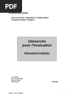 Référentiel Dévaluation en FLE de La Cimade