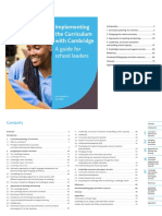 Implementing The Curriculum With Cambridge PDF