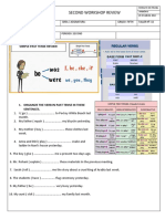 Second Workshop Review: Simple Past Tense Review