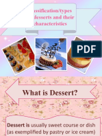 Types of Desserts