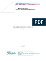 Reglamento Tecnico Organizativo de Higiene y Seguridad Del Trabajador Fise Actual-2016