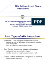 Lecture 7: ARM Arithmetic and Bitwise Instructions