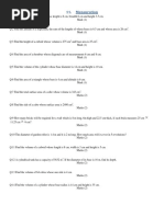 CBSE Class 8 Mathematics Worksheet - Mensuration