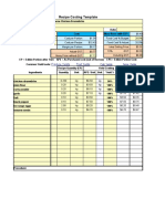 Recipe Costing Template: Produce Yields Fruit Yields