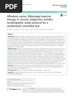 Alfredson Versus Silbernagel Exercise