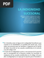 LA INDIGNIDAD SUCESORAL (Segunda Clase)