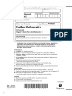 Further Mathematics: Pearson Edexcel Level 3 GCE