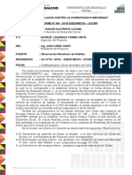 INFORME #165 Observacion Rendicion de Habilito