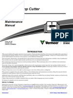 SC552 Stump Cutter: Maintenance Manual