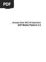 SAP Mobile Platform 2.3: Developer Guide: REST API Applications