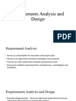 Requirements Analysis and Design