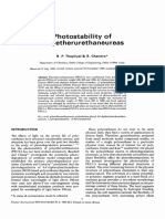 Photostability of Polyetheruret Haneureas: Thapliyal Chandra