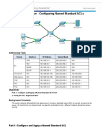 9.2.1.11 Packet Tracer - Configuring Named Standard ACLs Instructions IG