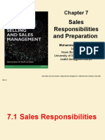 CH 07. Sales Responsibilities and Preparation