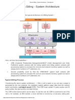 Telecom Billing - System Architecture - Tutorialspoint