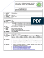 Course Outline of CSE 309 - Section A PDF