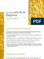 Presentación Fundamentos Economía de La Empresa