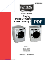 Maytag Model 30 Commercial Front Loading Washers: Service Manual